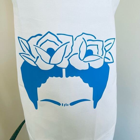 Frida Khalo Inspired Flower Girl Adult Apron - Picture 2 of 4